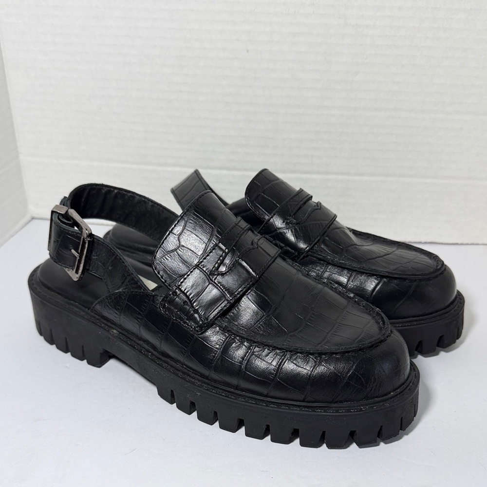 ASRA Elegant Black Platform Shoes size 7.5 Women’s